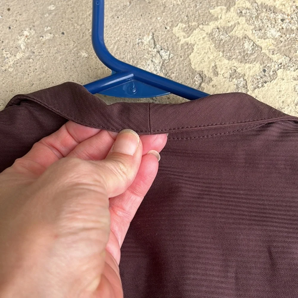 Like new Coldwater Creek brown one button jacket - Picture 14 of 14